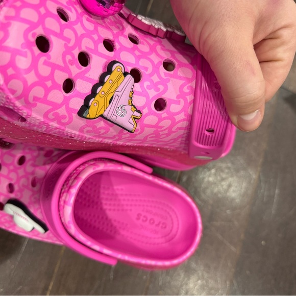 CROCS Women’s Barbie Glittery Pink Platform - READ DESCRIPTION- MIXED SIZES - Picture 7 of 10